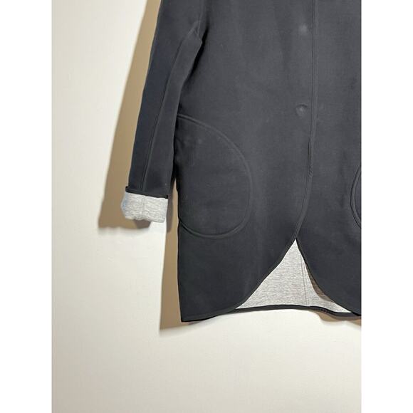 Lululemon EUC Black/Gray Reversible Urban Horizons Hooded Jacket L - Picture 7 of 15